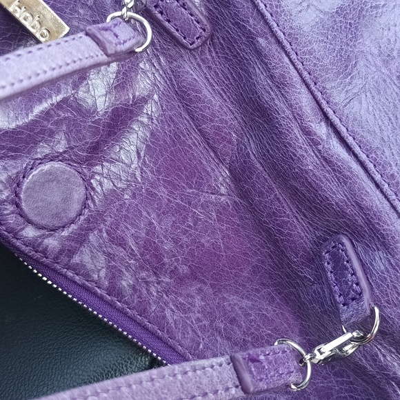 Hobo leather Wristlet/Shoulder Bag - Picture 11 of 16